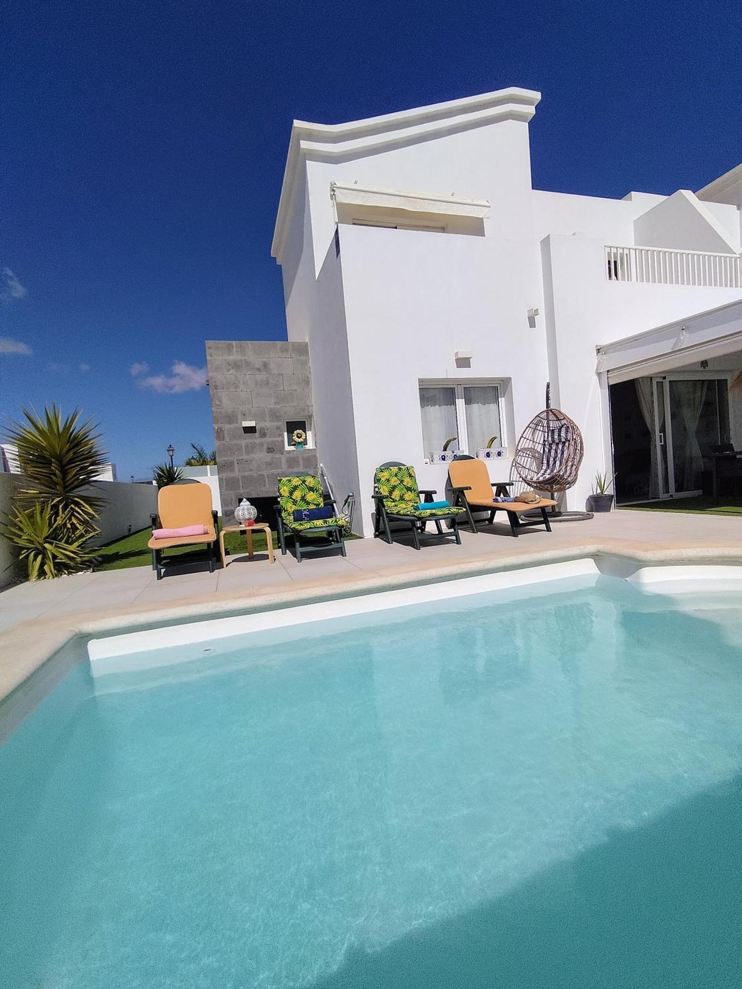 Lovely Villa Agua & Fuego,Heated Pool プラヤ・ブランカ エクステリア 写真