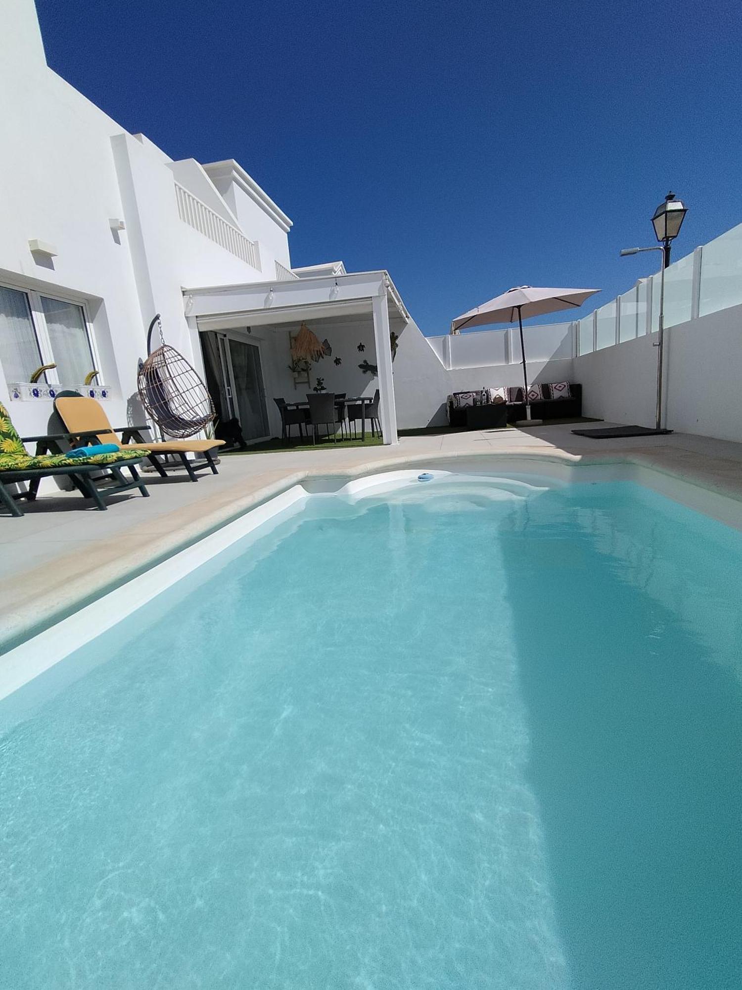 Lovely Villa Agua & Fuego,Heated Pool プラヤ・ブランカ エクステリア 写真